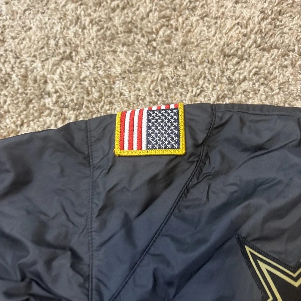 Nike NFL Dallas Cowboys Salute to Service Full Zip Bomber Jacket Men's M Camo